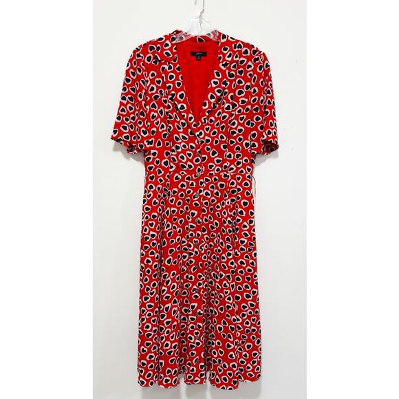 J. Crew Dresses & Skirts - J.Crew - Women's Rudbekia,, Short Sleeve, Midi Dress (size 4) - Missing Belt